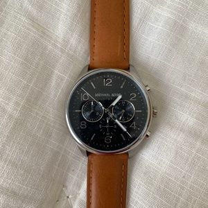 Michael Kors Men's Brown Leather Watch